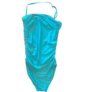 Coolibar Lanikai 3-in-1 Swim Bottom Teal UPF 50+ Tummy Control XS